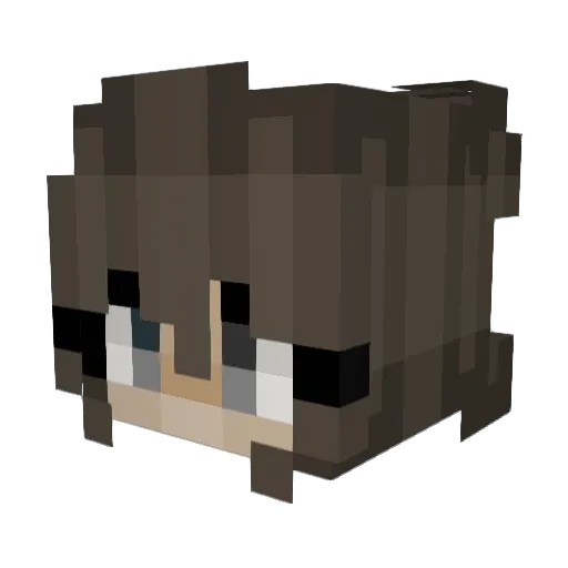 dkor44 Minecraft avatar head, 3D render