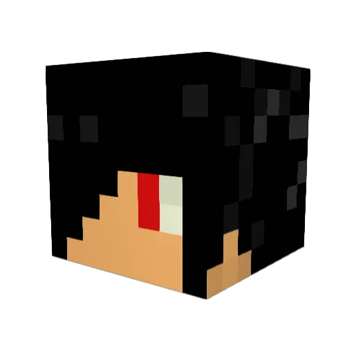 dkw9999 Minecraft avatar head, 3D render