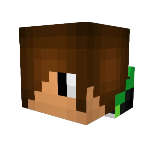 dkwolverine7 Minecraft avatar head, 3D render