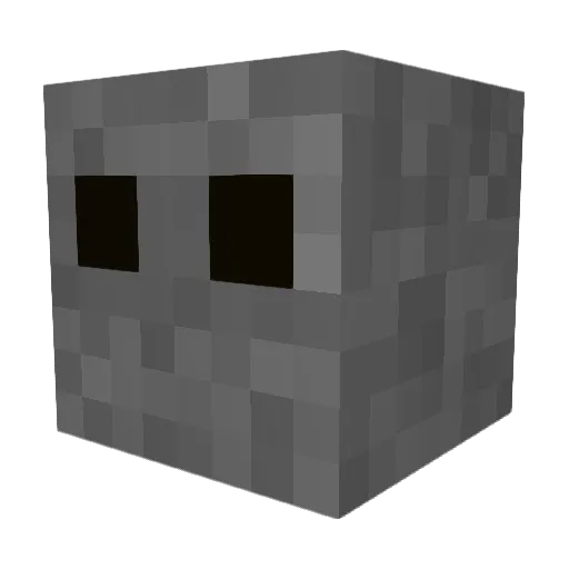 dlb__2005 Minecraft avatar head, 3D render