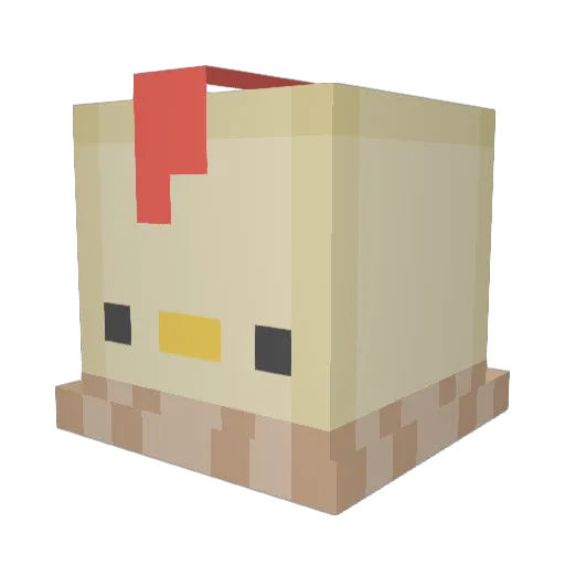 dldbqls Minecraft avatar head, 3D render