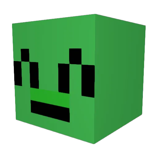 dldbsdn Minecraft avatar head, 3D render