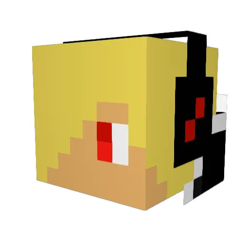 dlee0605 Minecraft avatar head, 3D render