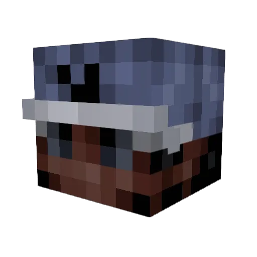 dlej Minecraft avatar head, 3D render
