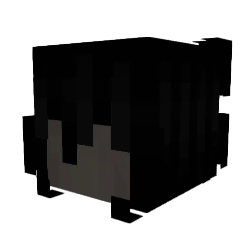 dlemin Minecraft avatar head, 3D render