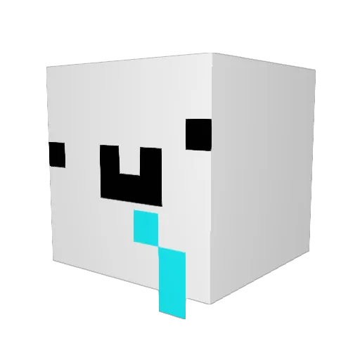 dlfma0724 Minecraft avatar head, 3D render