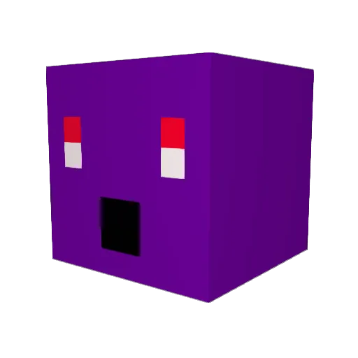 dlkldd Minecraft avatar head, 3D render