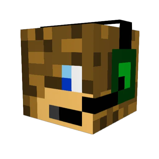 dlm2399 Minecraft avatar head, 3D render