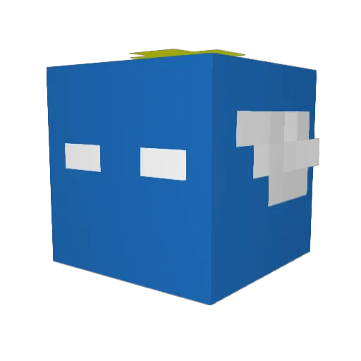 dlosurdo15 Minecraft avatar head, 3D render