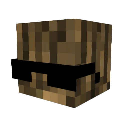dlscks1536 Minecraft avatar head, 3D render