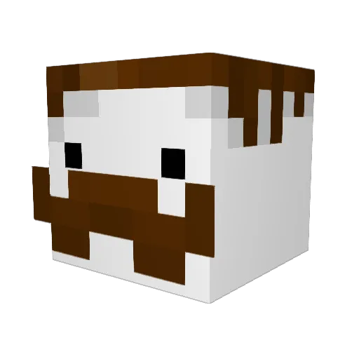 dltmcgarvey23 Minecraft avatar head, 3D render
