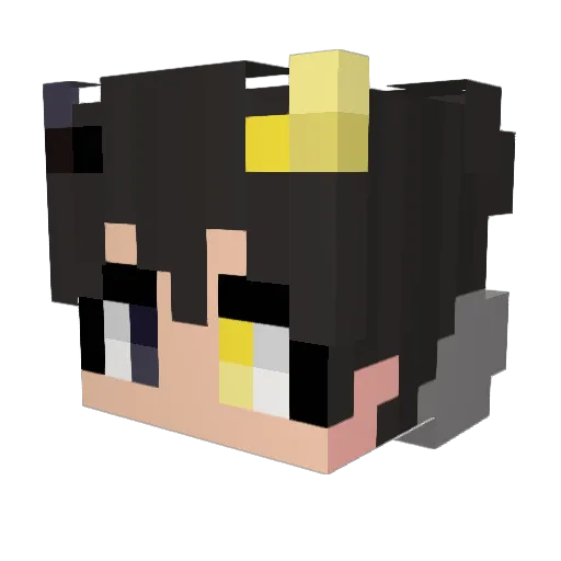 dltmdrma3726 Minecraft avatar head, 3D render