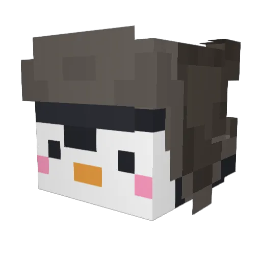 dltodk_ Minecraft avatar head, 3D render