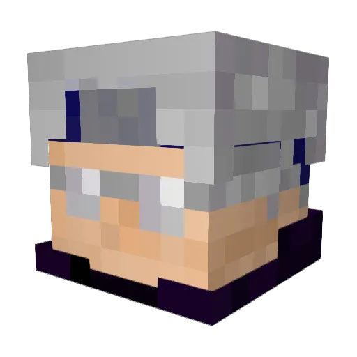 dlucky1 Minecraft avatar head, 3D render