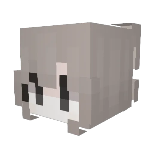 dlvb Minecraft avatar head, 3D render