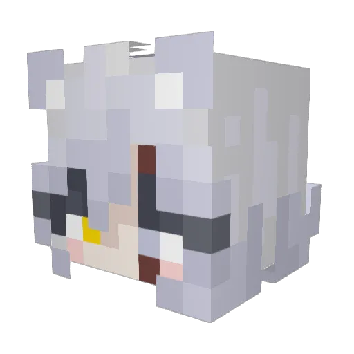 dlwhddnjs Minecraft avatar head, 3D render