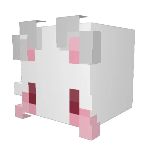 dlwlgP_420 Minecraft avatar head, 3D render