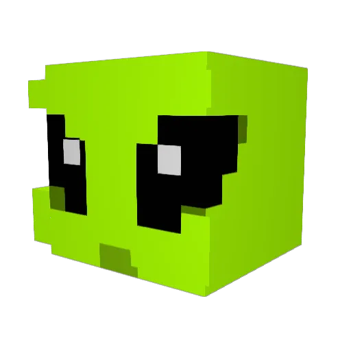 dlwlgud08 Minecraft avatar head, 3D render