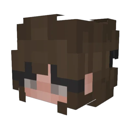 dm666_owo Minecraft avatar head, 3D render