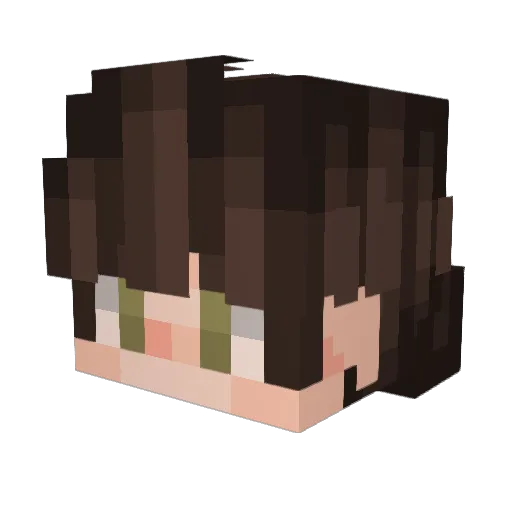 dmacd3 Minecraft avatar head, 3D render