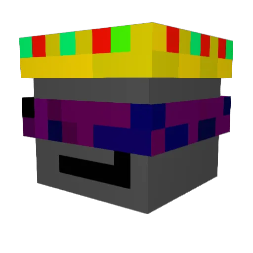 dmacxy Minecraft avatar head, 3D render