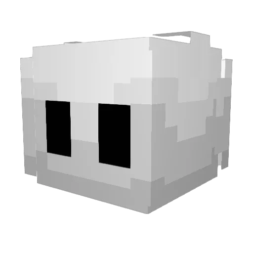 dmadjoker Minecraft avatar head, 3D render