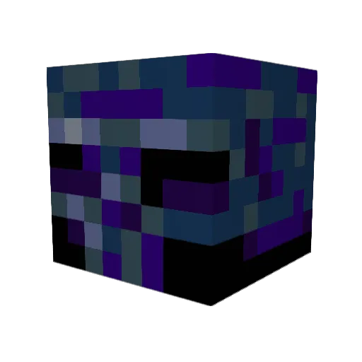 dmanan Minecraft avatar head, 3D render