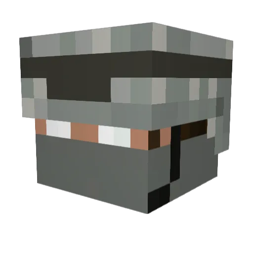 dmanracer16 Minecraft avatar head, 3D render