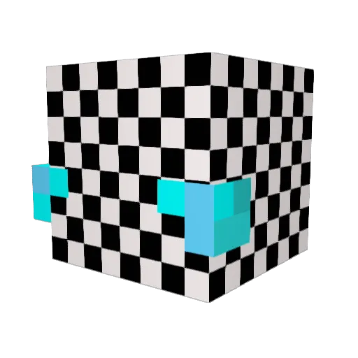 dmapis Minecraft avatar head, 3D render