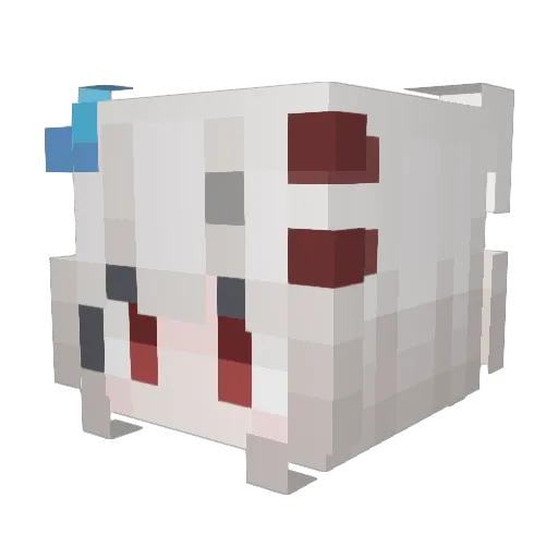 dmasz Minecraft avatar head, 3D render