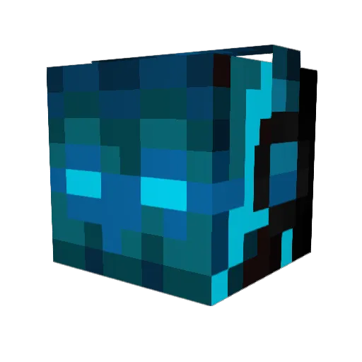 dmaus12345 Minecraft avatar head, 3D render
