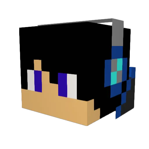 dmcbeth12 Minecraft avatar head, 3D render