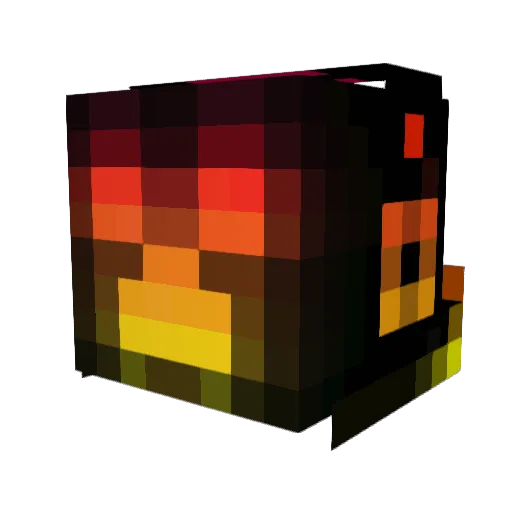 dmissel Minecraft avatar head, 3D render