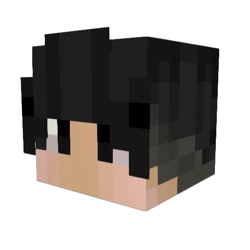 dmitrinine Minecraft avatar head, 3D render