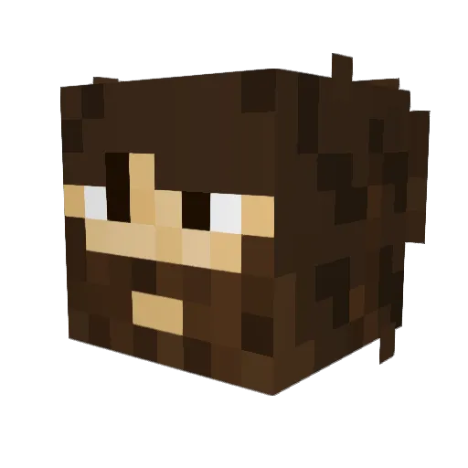 dmobley Minecraft avatar head, 3D render