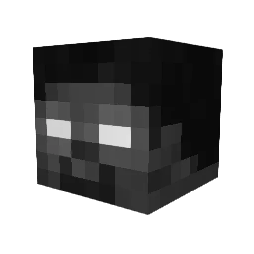 dmp_ Minecraft avatar head, 3D render