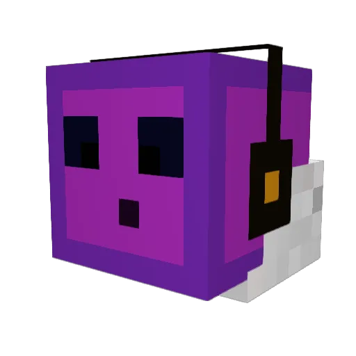 dmtgrun Minecraft avatar head, 3D render