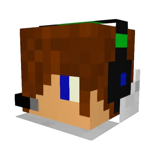 dmurda2 Minecraft avatar head, 3D render