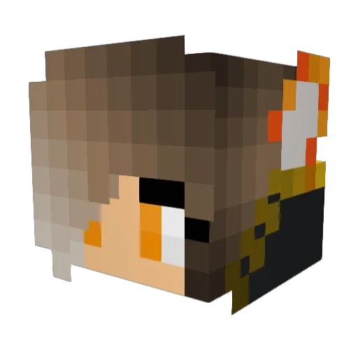 dmwenger123 Minecraft avatar head, 3D render