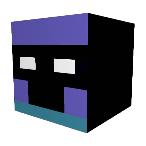 dmx7yt Minecraft avatar head, 3D render