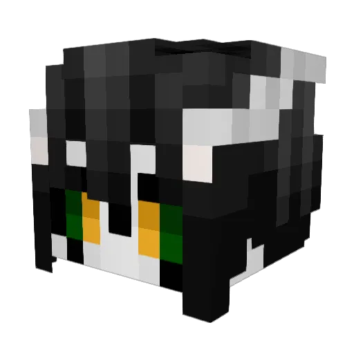 dmxn22 Minecraft avatar head, 3D render