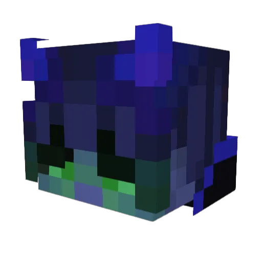 dna_d7 Minecraft avatar head, 3D render