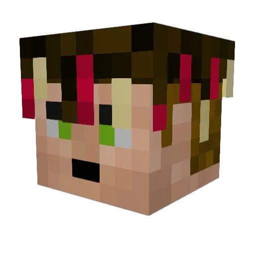dnavarro24 Minecraft avatar head, 3D render