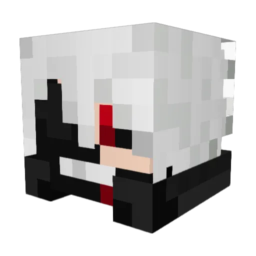 dnd_pro Minecraft avatar head, 3D render