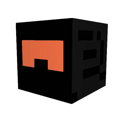 dndh_AAA Minecraft avatar head, 3D render