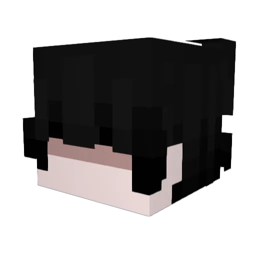 dnetto Minecraft avatar head, 3D render