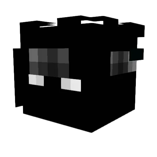 dng2r Minecraft avatar head, 3D render