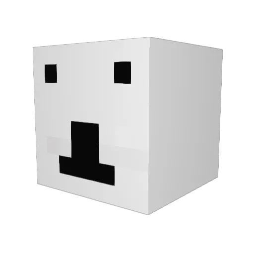 dnjsk147 Minecraft avatar head, 3D render