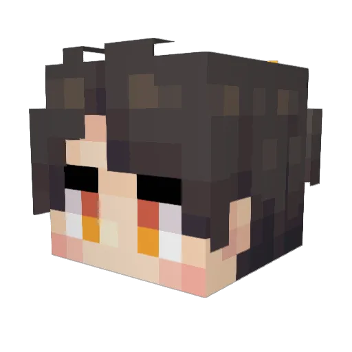 dnjswns08 Minecraft avatar head, 3D render