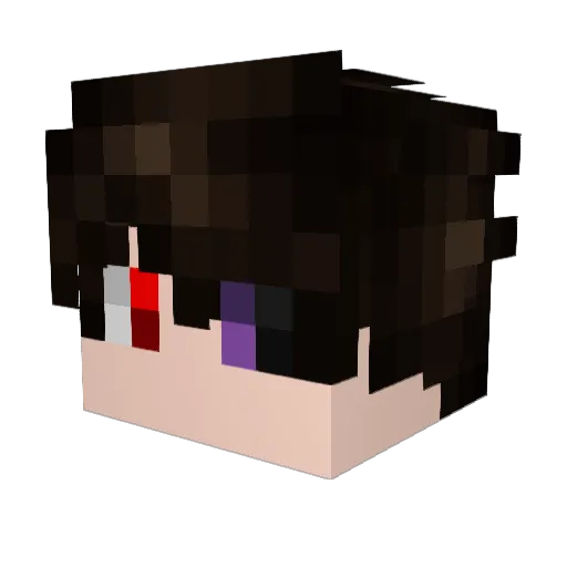 dnntrembalaa Minecraft avatar head, 3D render